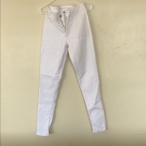 AE white stretch jeans